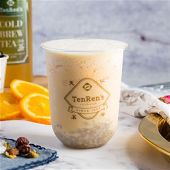 Iced Jasmine Milk Green Tea 冰茉香奶綠